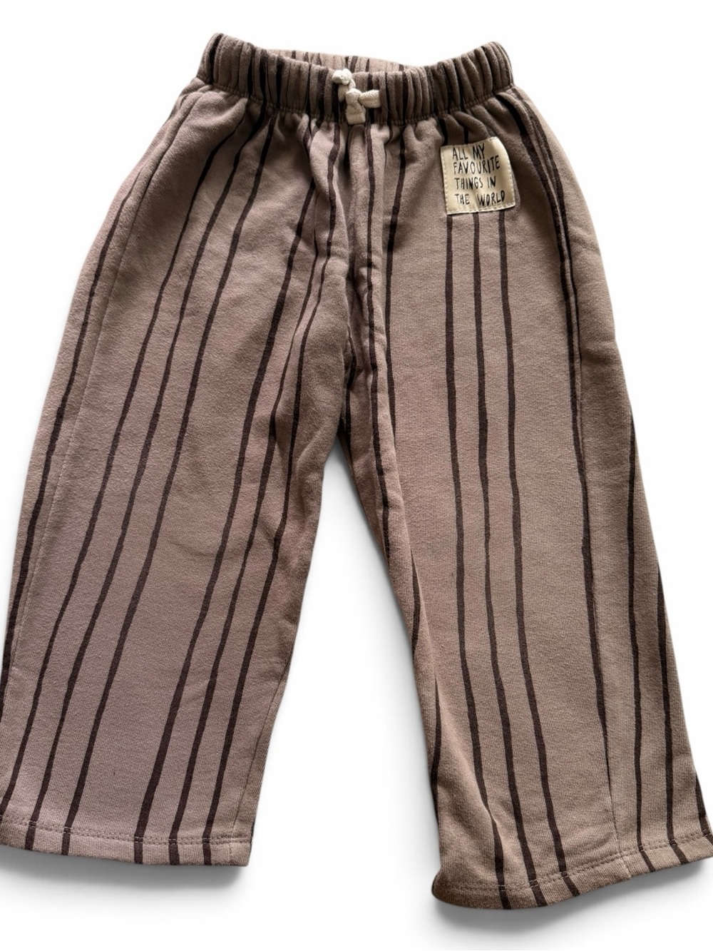 ZARA Kids Striped Wide-Leg Pants Sz 6
